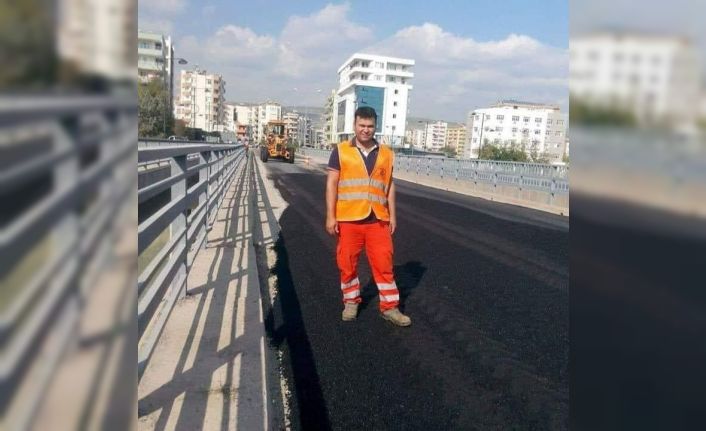 Silindirin altında kalan işçi öldü
