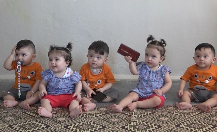 Suudi Arabistan’dan Hatay’a getirilen beşiz bebeklere mama ve bez yardımı geldi