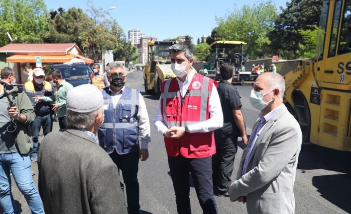 Tapu ve 25 yıllık altyapı sorunu çözülen Soğanlık’ta sıra asfalt çalışmalarında
