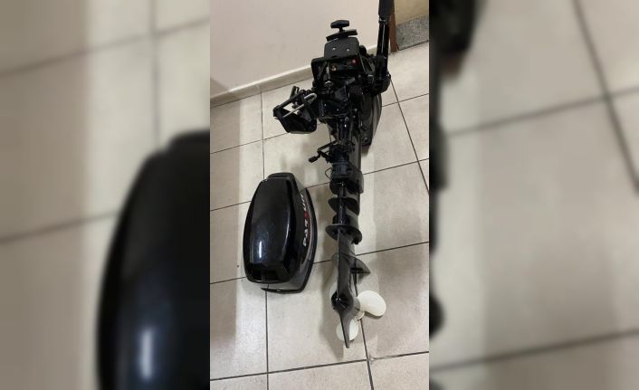 Trabzon’da tekne motorlarını çalan yabancı uyruklu şahıs bu kez yakayı ele verdi