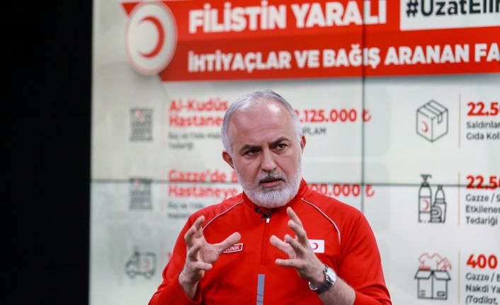 Türk Kızılayı’ndan Filistin için dünyaya insanlık ve dayanışma çağrısı