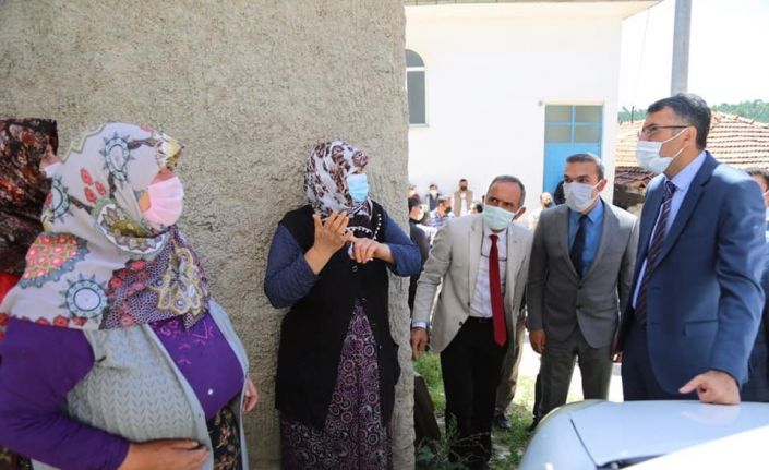 Vali Ali Çelik bir günde 11 köyü ziyaret etti