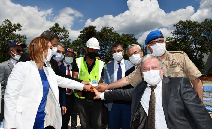 125. Jandarma Eğitim Alay Komutanlığında cami inşaatı temeli törenle atıldı