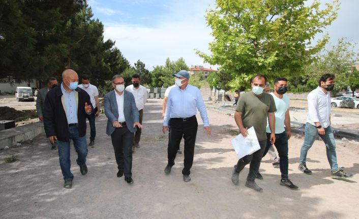 15 Temmuz Şehitler Parkı’nda hummalı çalışma