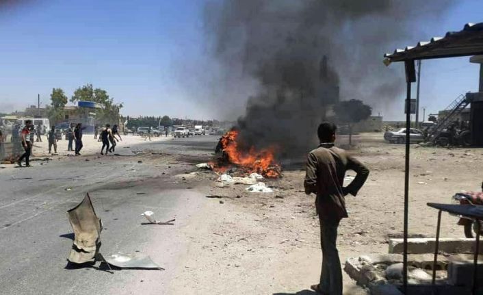 Afrin’de bombalı araç patladı: 1 kişi öldü, 2 sivil yaralandı
