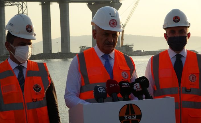 AK Parti Genel Başkanvekili Yıldırım: “Önümüzdeki 18 Mart törenlerinde inşallah köprümüzden geçiş, resmi açılış mümkün hale gelecek"