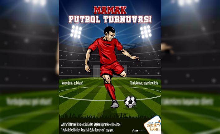 AK Parti Mamak İlçe Gençlik Kolları’ndan mahalle teşkilatları arası futbol turnuvası