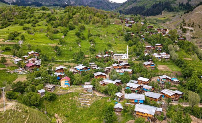 Artvin’deki 2 bin rakımlı Maden köyü ahşap mimarisi, kültürü ve doğasıyla ilgi çekiyor
