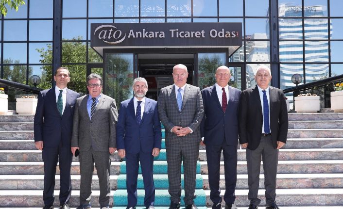 ATO Başkanı Baran, Hazine ve Maliye Bakan Yardımcısı Nureddin Nebati’yi konuk etti
