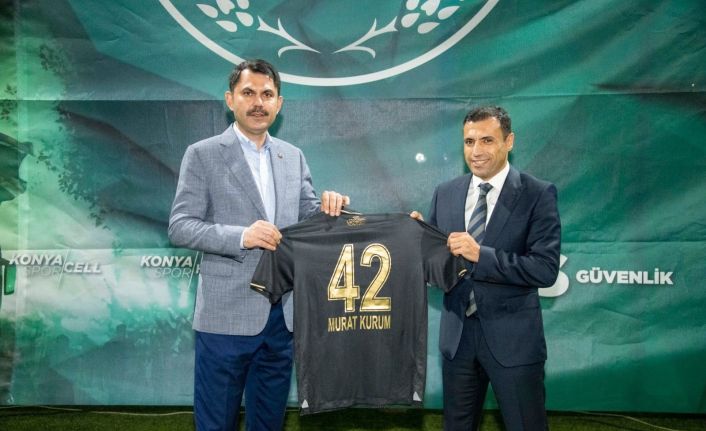 Bakan Kurum: “Konyaspor’un 100. yılında örnek bir kulüp olmasını istiyoruz”