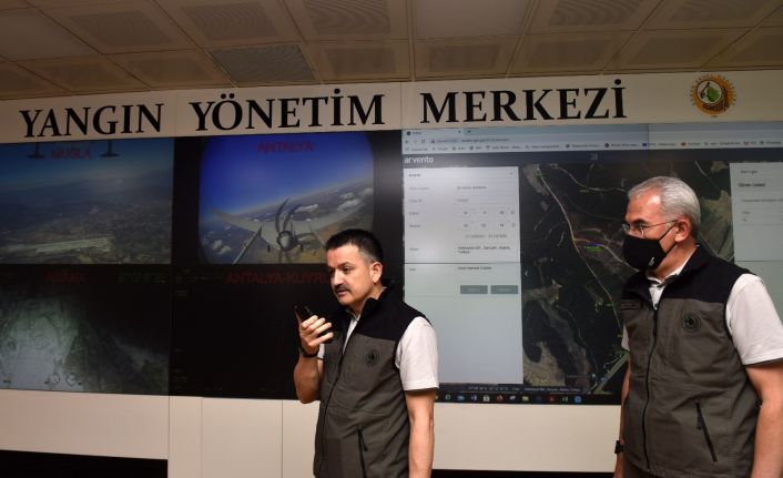 Bakan Pakdemirli: “Yangın sayısı üç misli artarken yanan alan neredeyse başa başa"