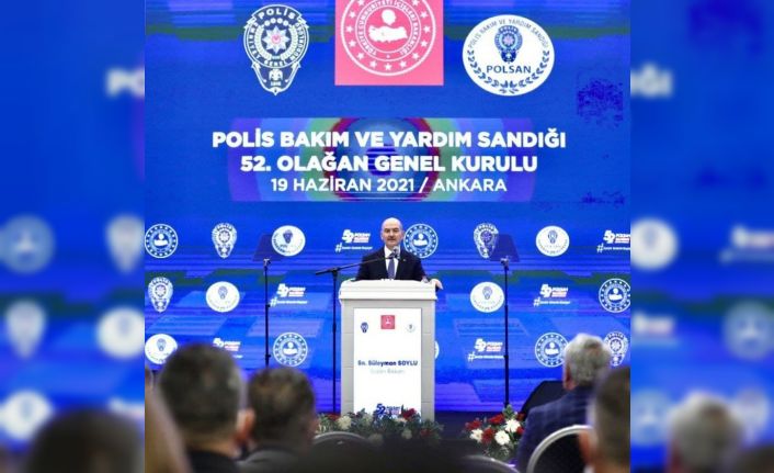 Bakan Soylu: “Polis sandığı FETÖ’nün midesinden çekip alınan ve emniyetteki arkadaşlarımıza emanet edilen önemli bir kurumdur"