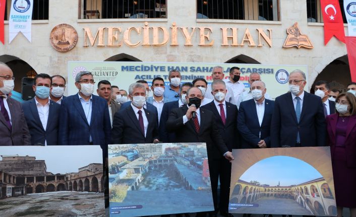 Bakan Varank, Tarihi Mecidiye Han’ın açılışını yaptı