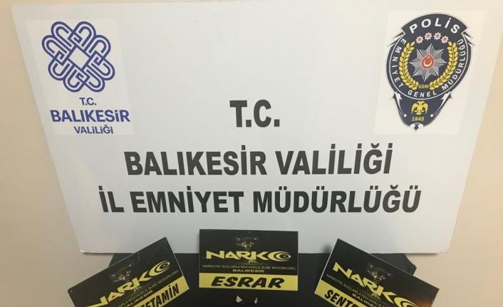 Balıkesir’de polisten 16 şüpheliye uyuşturucu operasyonu