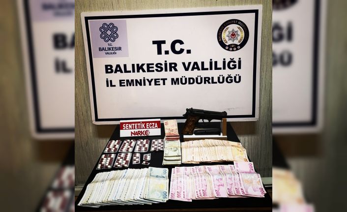 Balıkesir’de polisten 23 uyuşturucu şüphelisine operasyon