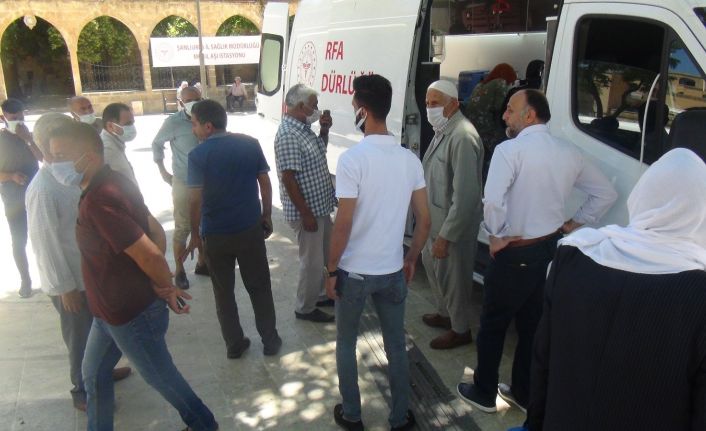 Balıklıgöl’de mobil aşı uygulamasına yoğun ilgi