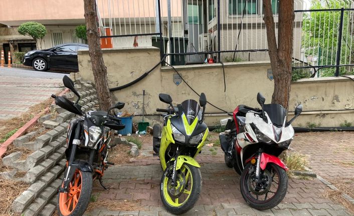 Çaldıkları motosikletleri şehir dışına götüren çete çökertildi: Operasyon anı kameraya böyle yansıdı