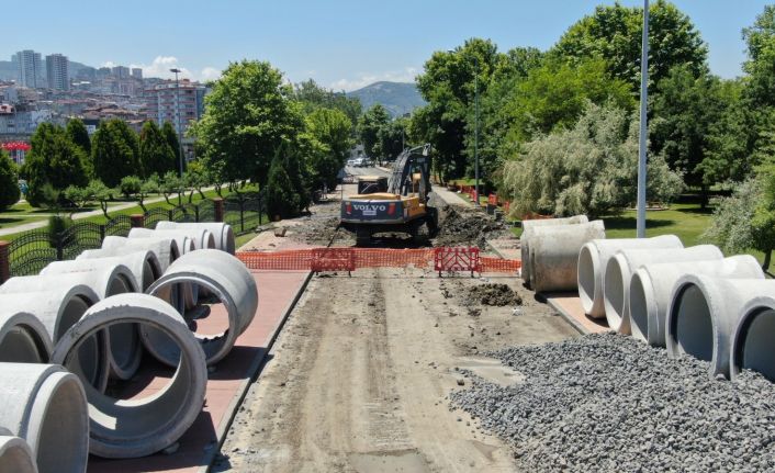 ’Canik Yağmur Suyu Kolektör Hattı’nın ilk etabı tamam