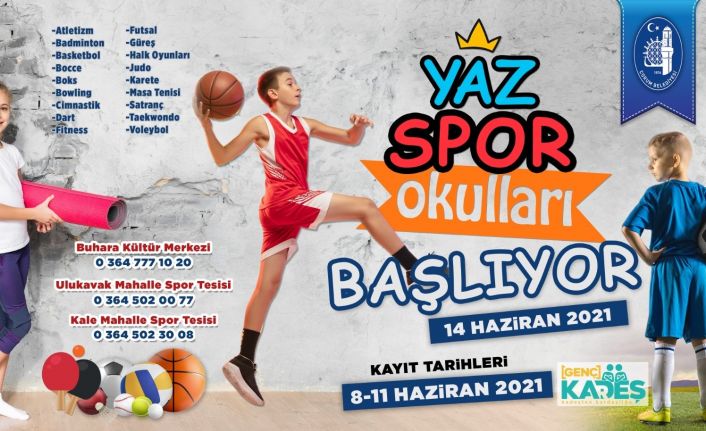 Çorum’da yaz spor okulları 14 Haziran’da açılacak