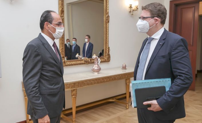 Cumhurbaşkanlığı Sözcüsü Kalın, AB Komisyonu Kabine Şefi Seibert ile görüştü