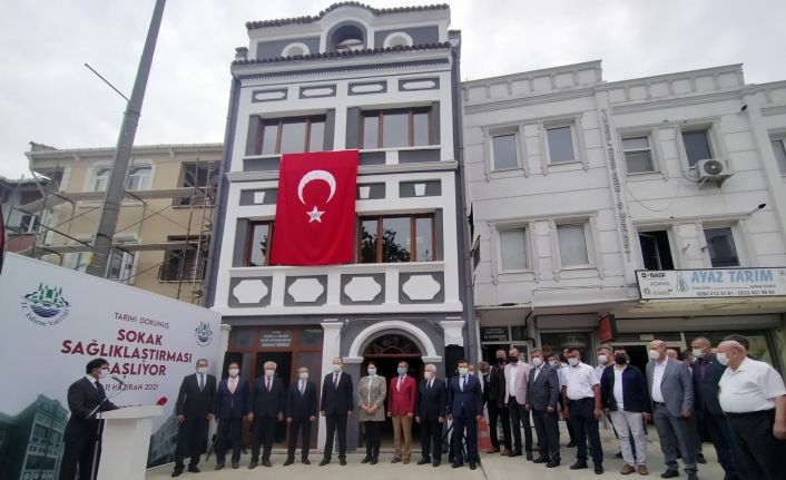 Edirne’de binalar tarihi dokuya uygun hale getiriliyor