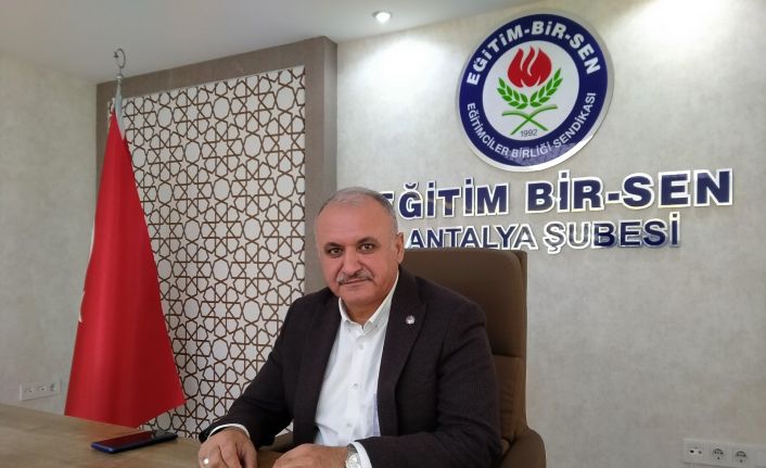 Eğitim Bir Sen Antalya Başkanı Miran: “Ek 40 bin öğretmen ataması yapılmalı”