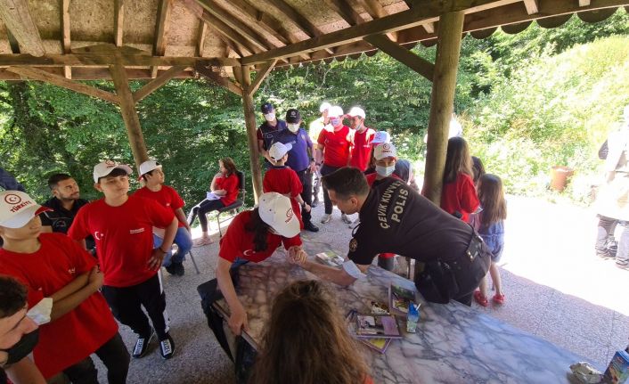 ‘Gençler Bizim Umudumuz’ projesi ile çocuklar doğa turunda bir araya geldi