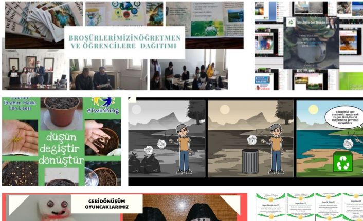 İbrahim Hakkı Fen Lisesi öğrencileri pandemi dönemini geri dönüşüm ve sıfır atık konusunda bilinçlenerek geçirdi