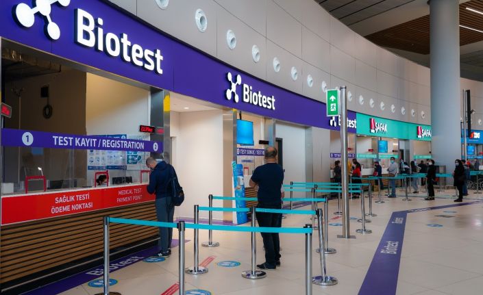 İstanbul Havalimanı’nda PCR test sonuç süresi kısaldı: 1,5 saatte Covid-19 testi