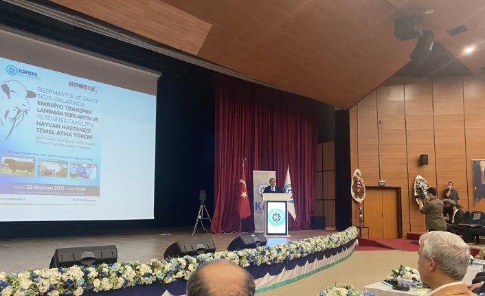 Kars’ta Beefmaster ve Zavot Sığır Irklarında Embriyo Transfer Lansman toplantısı yapıldı