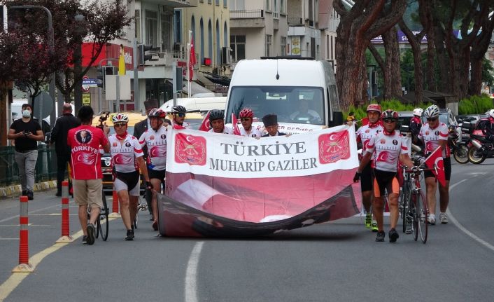 Kıbrıs Gazisi anısına düzenlenen 861 kilometrelik bisiklet turu Ordu’da sonlandı
