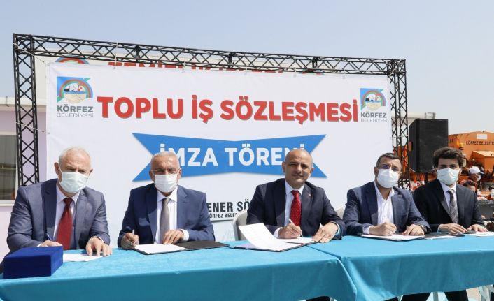 Körfez işçisine sözleşme farkları ödendi