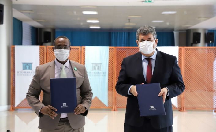 KTO Karatay üniversitesi ile Somali Hormuud Üniversitesi arasında iş birliği protokolü