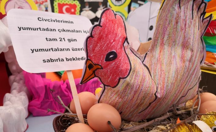 Minik öğrenciler sabrı, değerler minyatürleriyle ortaya koydu