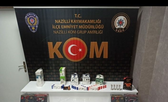 Nazilli’de kaçakçılık operasyonu
