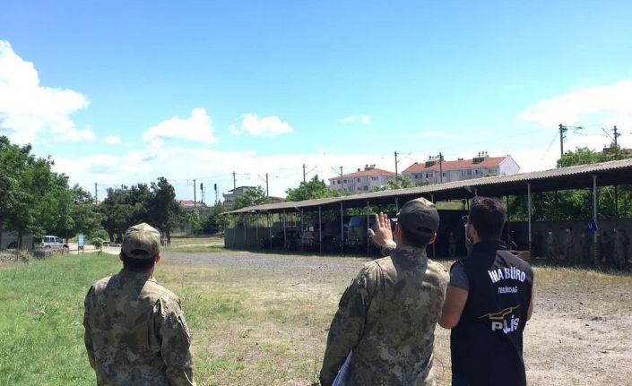 Polisten askere drone eğitimi