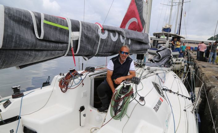 Rekor denemesi için yelkeniyle hiç durmadan dört denizi aşacak
