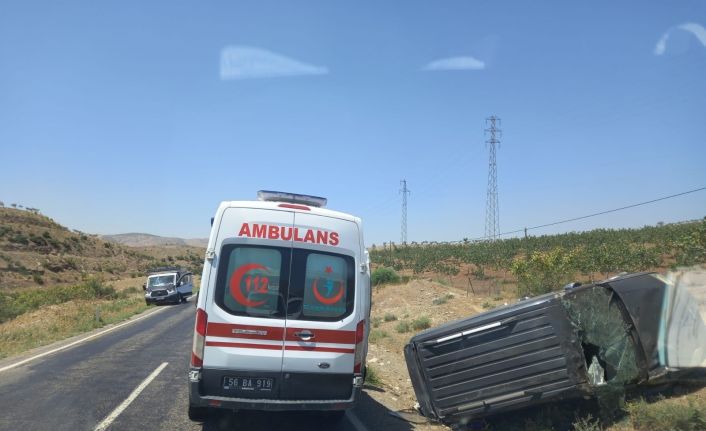 Siirt’te araç takla attı: 1 yaralı
