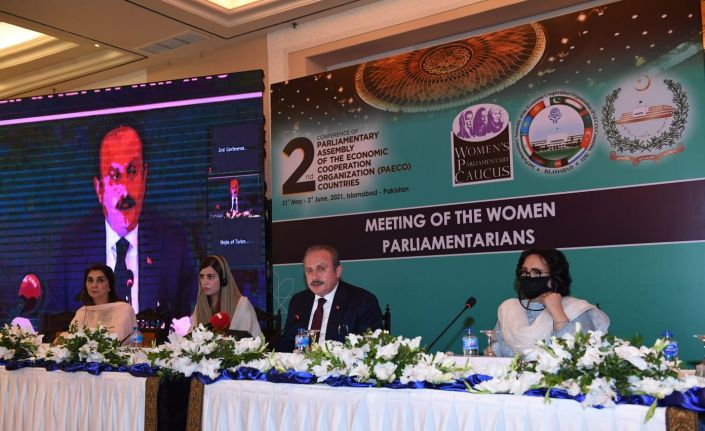 TBMM Başkanı Şentop, EITPA 2’nci Genel Konferansı kapsamında moderatörlük yaptı