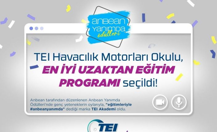 TEI Havacılık Motorları Okulu, En İyi Uzaktan Eğitim Programı seçildi