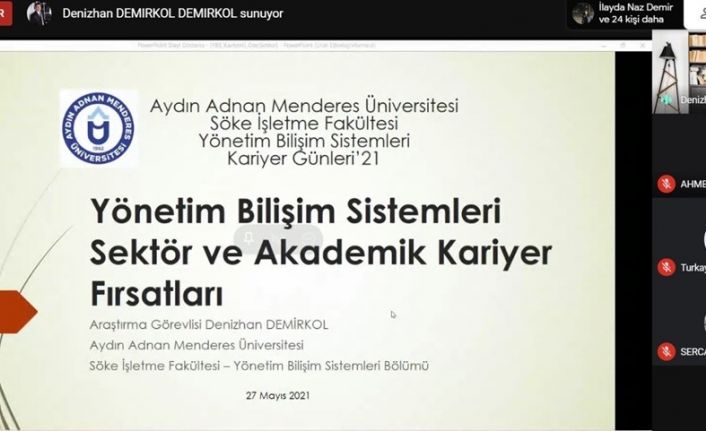 Yönetim Bilişim Sistemleri Bölümü’nde sektör ve akademik kariyer fırsatları konuşuldu