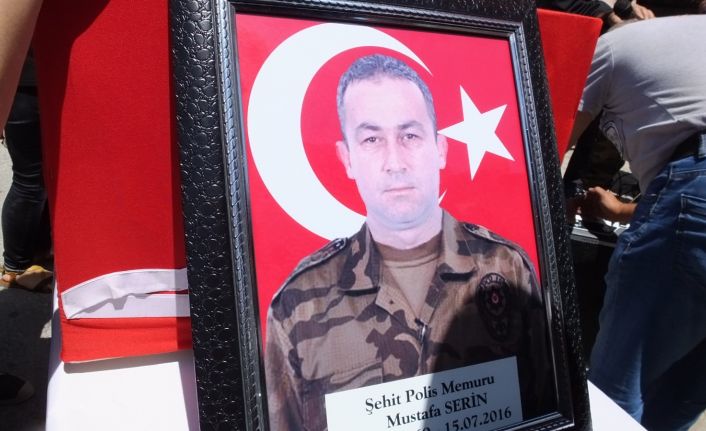 15 Temmuz Şehidi Mustafa Serin mezarı başında anıldı