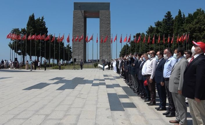 15 Temmuz şehitleri için Şehitler Abidesi’nde tören düzenlendi