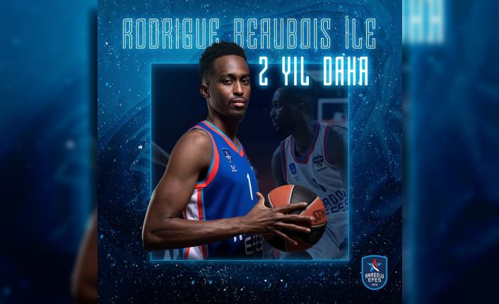 Anadolu Efes: "2018-2019 sezonundan bu yana formamızı terleten şampiyon oyuncumuz Rodrigue Beaubois ile olan sözleşmemizi 1 yıl daha uzattık!"