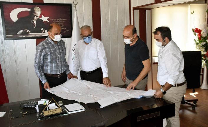 Araban’da yağmur suyu ve içme suyu hattı yenileme yer teslimi yapıldı