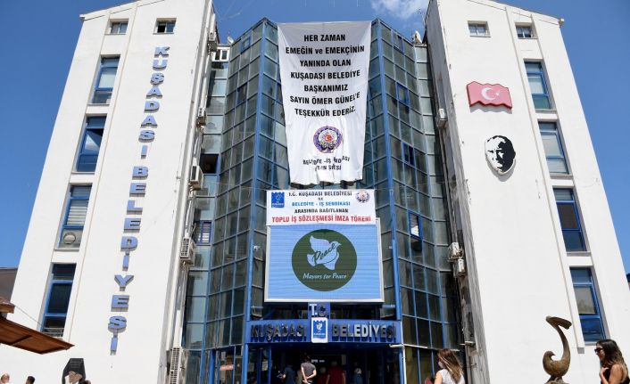 Barış Güvercini Kuşadası’nda