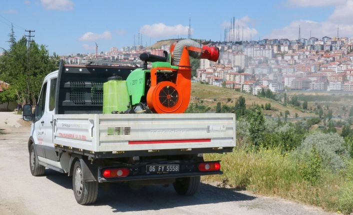 Başkent’te bayram öncesi ilaçlama