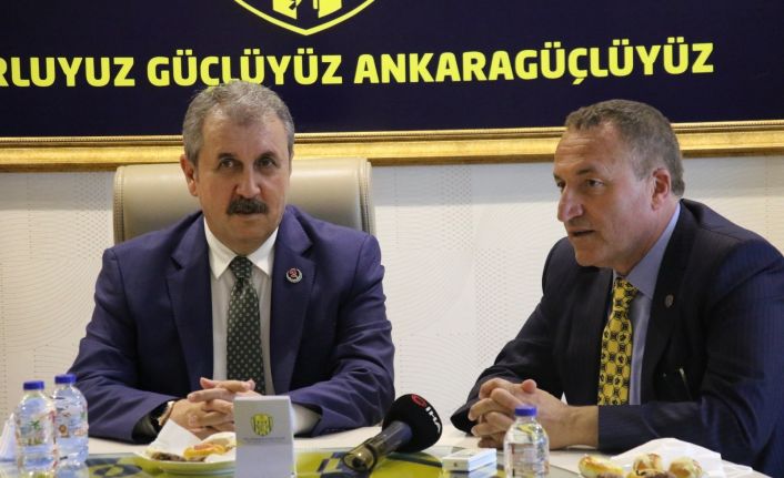 BBP Genel Başkanı Destici’den MKE Ankaragücü’ne ziyaret