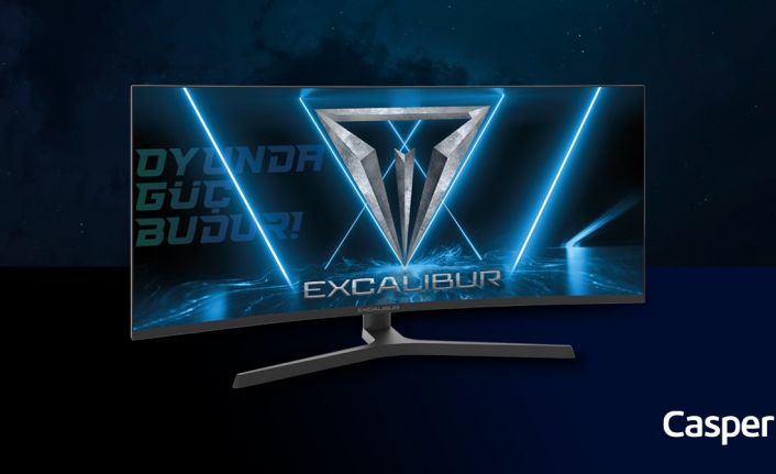 Casper yeni Excalibur monitörü ile oyun oynamayı daha keyifli, çalışmayı daha verimli hale getiriyor