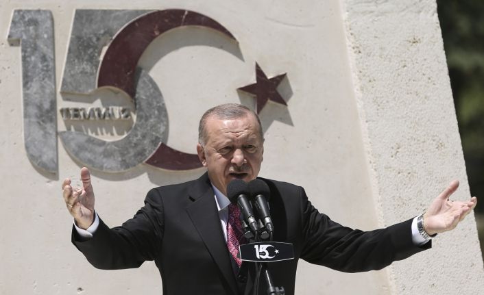 Cumhurbaşkanı Erdoğan: "15 Temmuz milletin, milli iradenin, demokrasiye gönül verenlerin zaferidir”